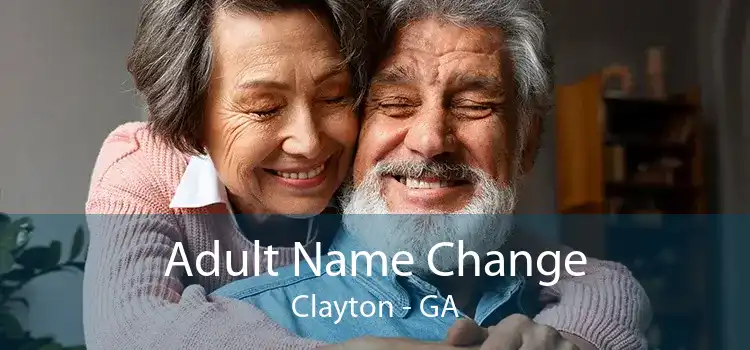 Adult Name Change Clayton - GA