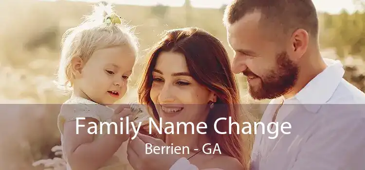 Family Name Change Berrien - GA