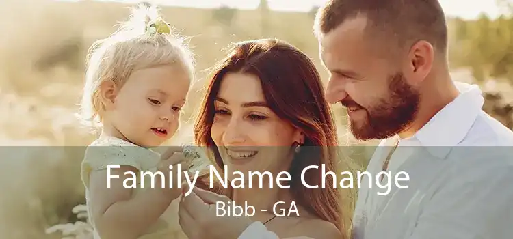 Family Name Change Bibb - GA