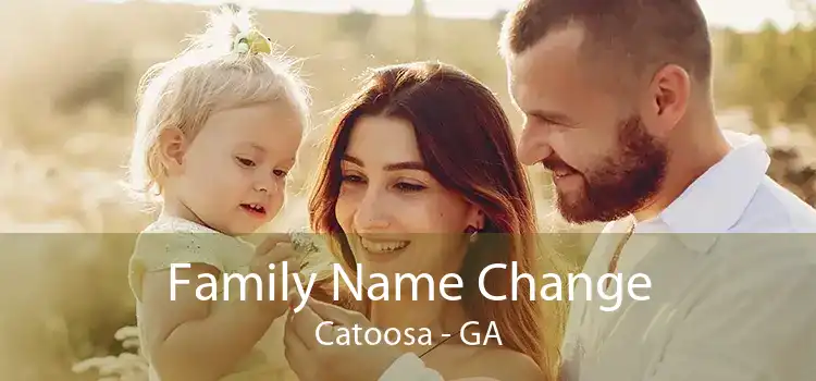 Family Name Change Catoosa - GA