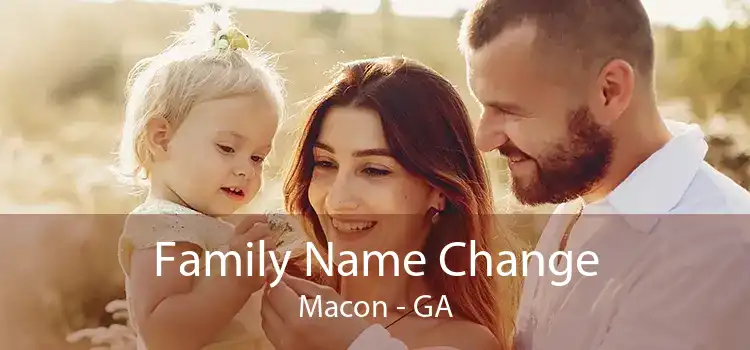 Family Name Change Macon - GA