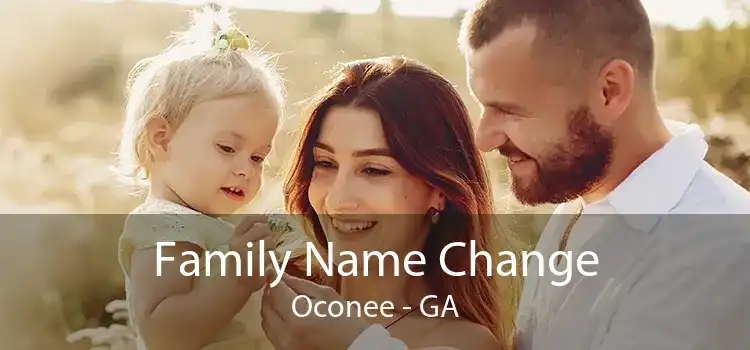 Family Name Change Oconee - GA