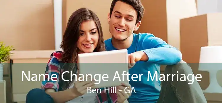Name Change After Marriage Ben Hill - GA