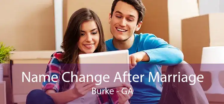 Name Change After Marriage Burke - GA