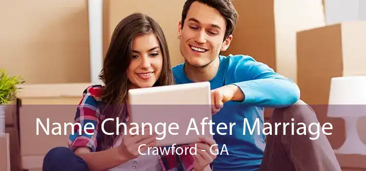 Name Change After Marriage Crawford - GA