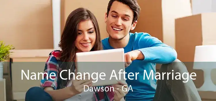 Name Change After Marriage Dawson - GA