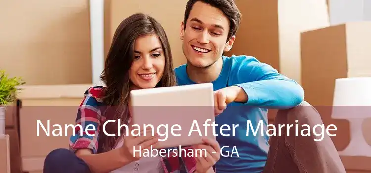 Name Change After Marriage Habersham - GA