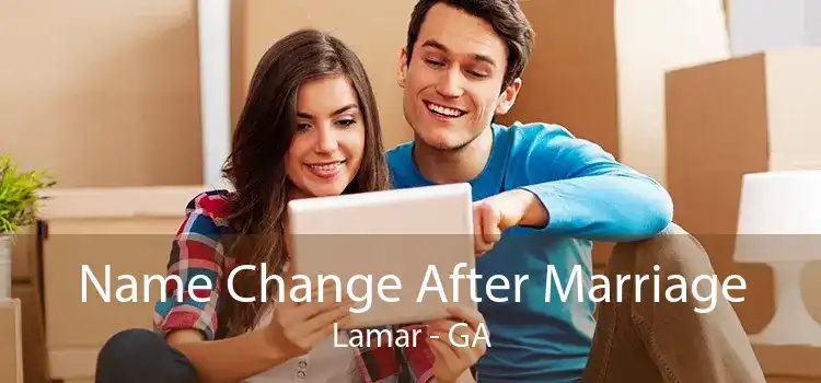 Name Change After Marriage Lamar - GA