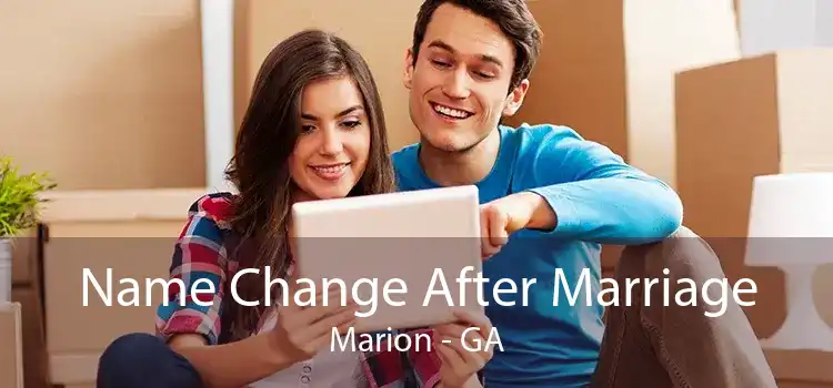 Name Change After Marriage Marion - GA