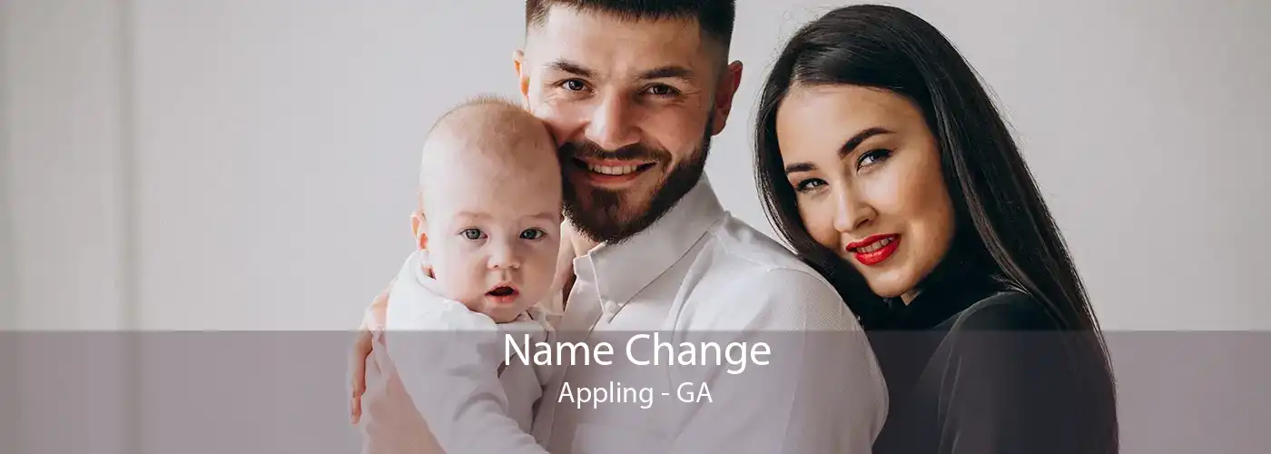 Name Change Appling - GA