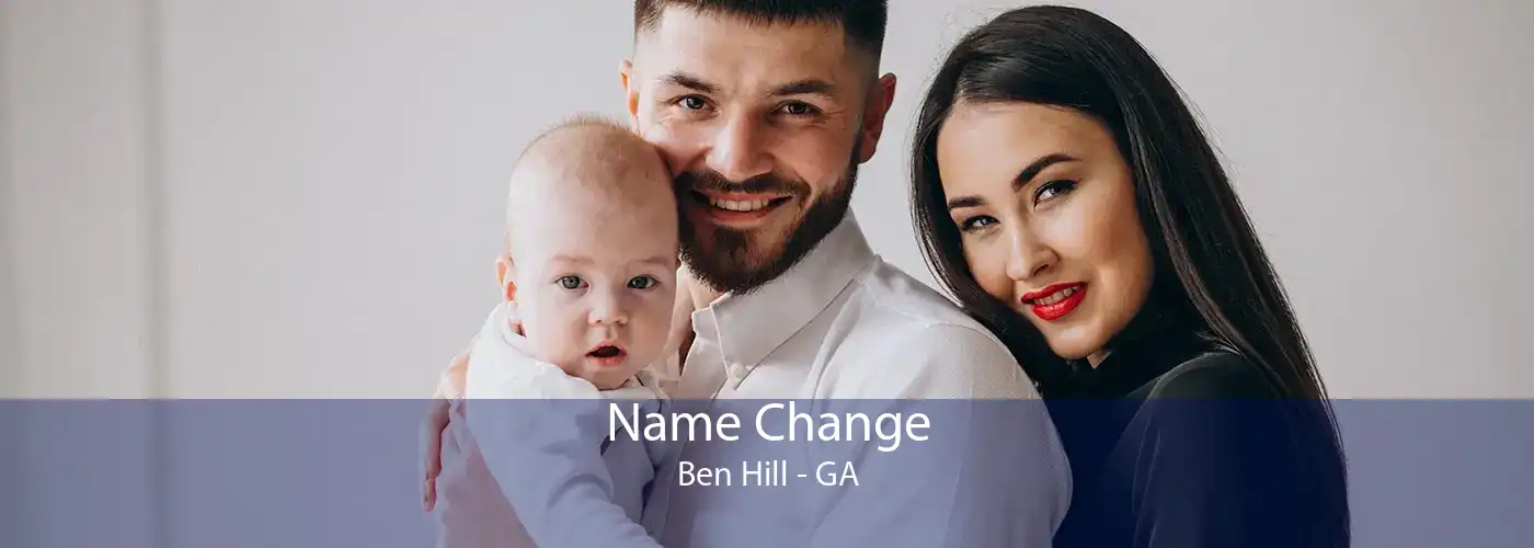 Name Change Ben Hill - GA