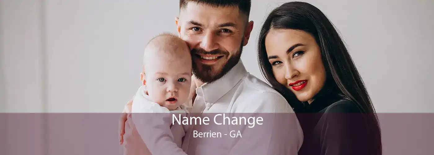 Name Change Berrien - GA