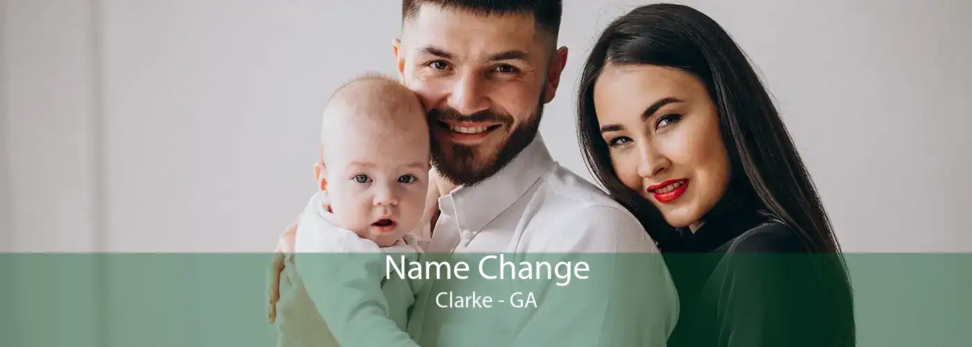 Name Change Clarke - GA