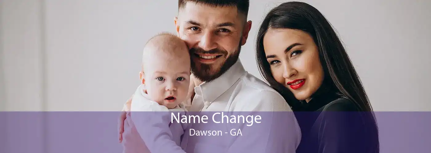 Name Change Dawson - GA