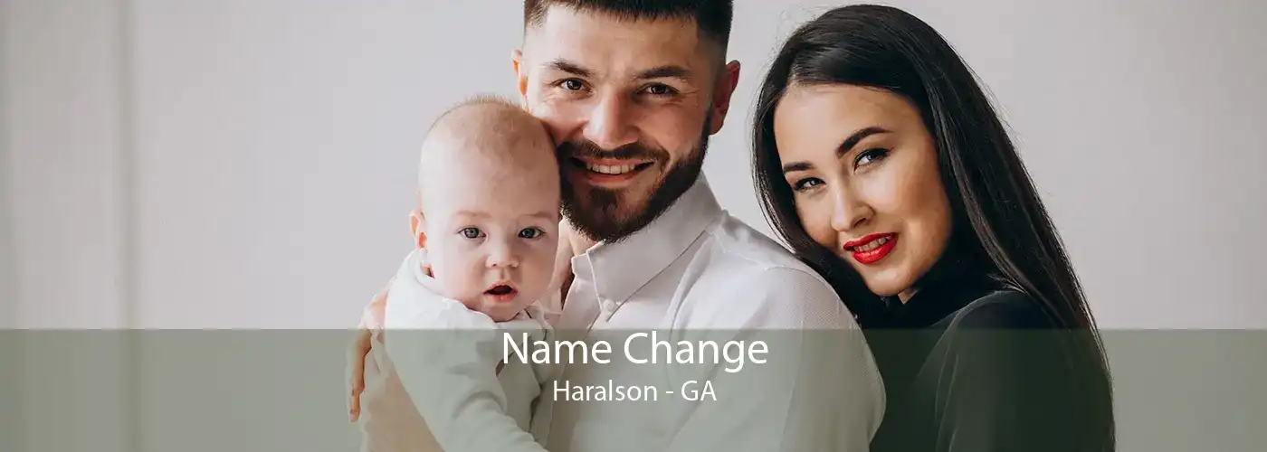 Name Change Haralson - GA