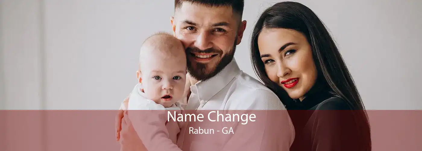 Name Change Rabun - GA