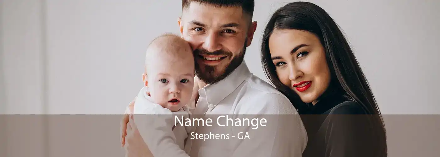 Name Change Stephens - GA